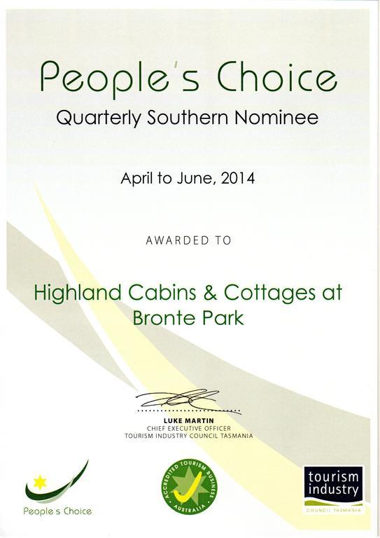 Highland Cabins And Cottages At Bronte Park Экстерьер фото